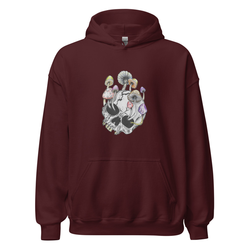 Shroom Hoodie — Maroon