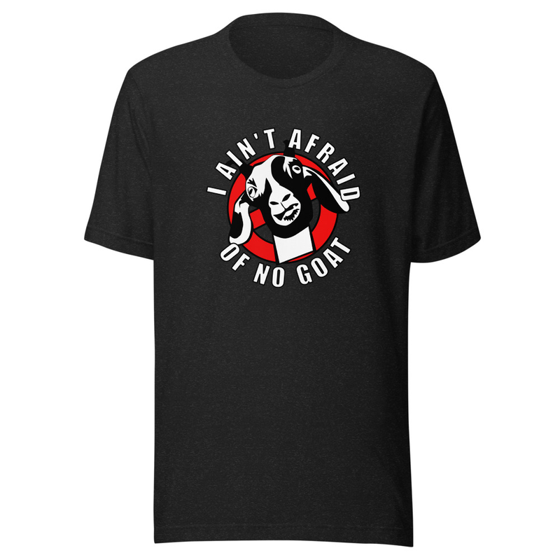 Afraid of No Goat — Black Heather — front