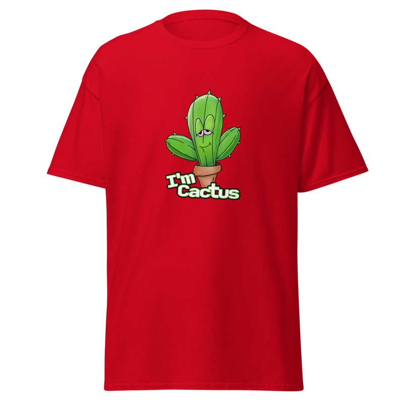 I'm Cactus — Red — front